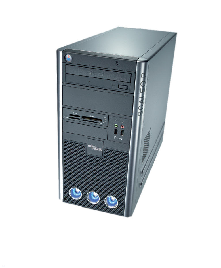 Fujitsu SCALEO Pi 2550 Intel® Core™2 Quad Q6600 4 GB 500 GB NVIDIA GeForce 9300 GE Windows Vista Home Premium Tower PC