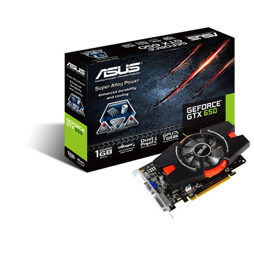 ASUS 90YV03K0-M0NA00 graphics card NVIDIA GeForce GTX 650 1 GB GDDR5