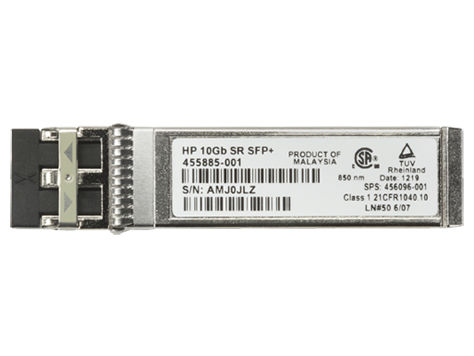 HP 10GBE SFP+ SR 1st network transceiver module Fiber optic 10000 Mbit/s SFP+ 850 nm