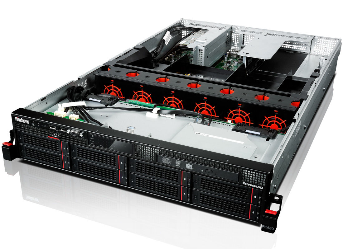 Lenovo ThinkServer RD630 server 0 GB Rack (2U) Intel® Xeon® E5 Family E5-2620 2 GHz 4 GB DDR3-SDRAM 800 W