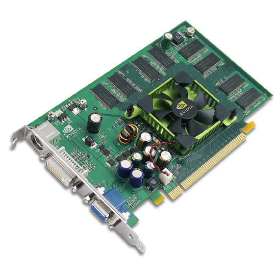 Fujitsu nVIDIAGeForce FX 6200 128MB Dual DVI VGA GeForce 6200 GDDR