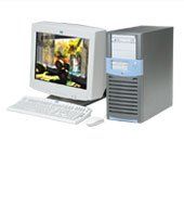 HP workstation x4000 Xeon 2.2GHz 512MB 18GB SCSI HDD No Graph. 48xCD