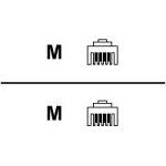 Targus Phone cable RJ-11 (M) - RJ-11 (M) networking cable Black 2.4 m