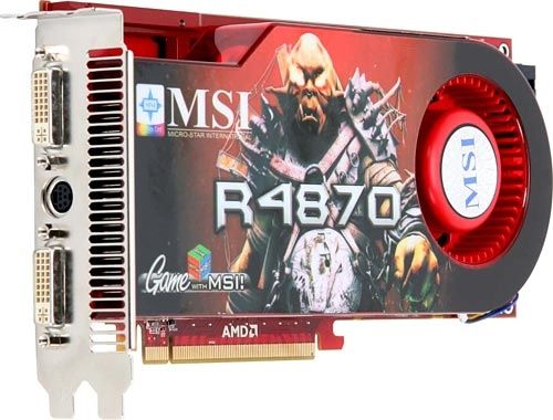 MSI R4870-T2D1G graphics card 1 GB GDDR5