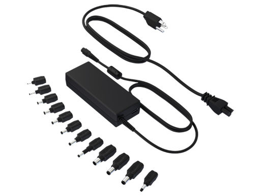 HP 90W W AC, USB power adapter/inverter Indoor Black