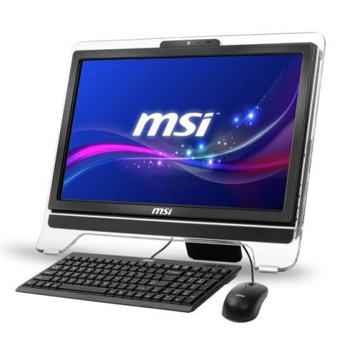 MSI AE2031-BB8304G50S7P All-in-One PC/workstation Intel® Celeron® B830 50.8 cm (20") 1600 x 900 pixels Touchscreen 4 GB DDR3-SDRAM 500 GB HDD Windows 7 Home Premium Wi-Fi 4 (802.11n) Black
