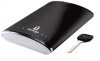 Iomega eGo Jet Black Portable Hard Drive 250GB FireWire 400/USB 2.0 external hard drive 5400 RPM