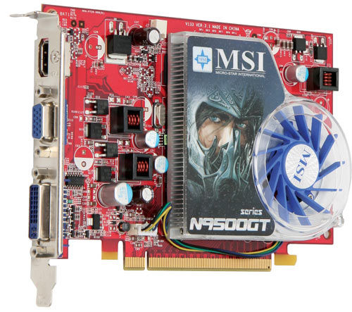 MSI N9500GT-MD512/D2 graphics card GeForce 9500 GT GDDR2