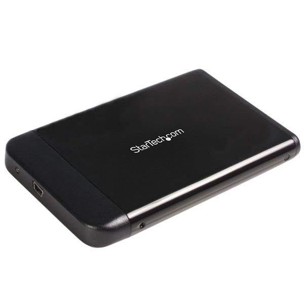 StarTech.com 2.5in Black USB 2.0 External Hard Drive Enclosure for SATA HDD