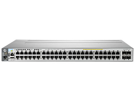 HP ProCurve 3800-48G-PoE+-4SFP+ Managed L3 Gigabit Ethernet (10/100/1000) Power over Ethernet (PoE) 1U Grey