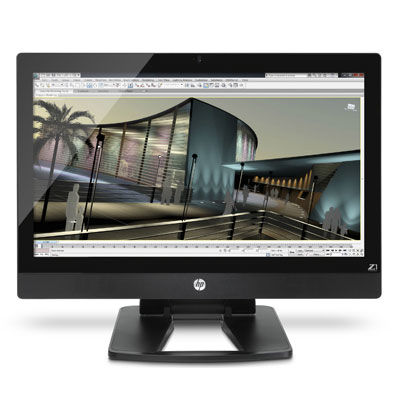 HP Z1 27" Intel® Xeon® E3 Family E3-1245 68.6 cm (27") All-in-One workstation 8 GB DDR3 1 TB HDD Windows 7 Professional