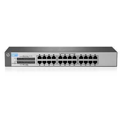 HP V 1410-24 Unmanaged Fast Ethernet (10/100) 1U Grey