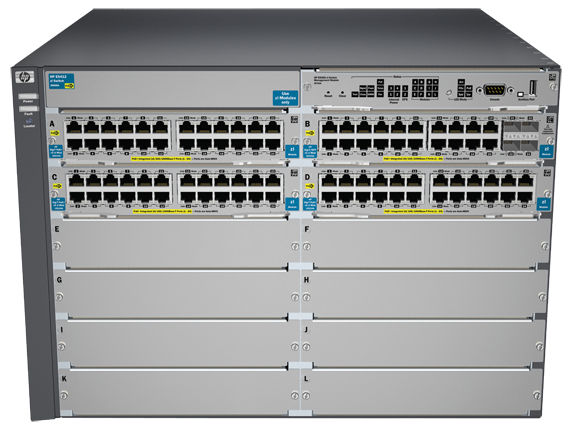 HP ProCurve 5412-92G-PoE+-4G v2 zl Managed L3 Gigabit Ethernet (10/100/1000) Power over Ethernet (PoE) 7U Grey