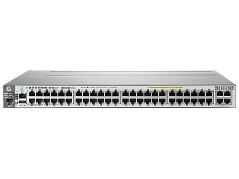 HP ProCurve 3800-48G-PoE+-4XG Managed L3 Gigabit Ethernet (10/100/1000) Power over Ethernet (PoE) 1U Grey