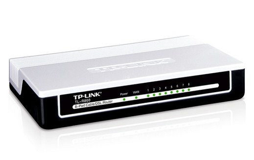 TP-Link TL-R860 wired router Black, White