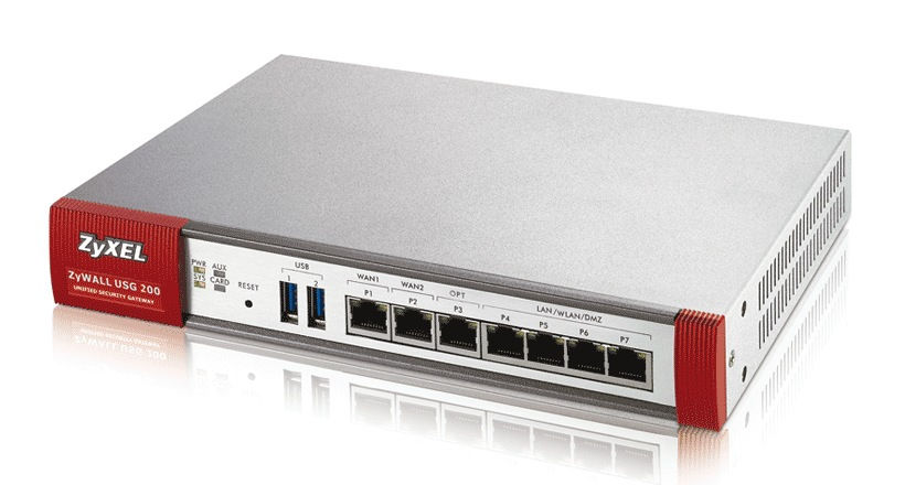 Zyxel USG 200 UTM Bundle hardware firewall 0.25 Gbit/s