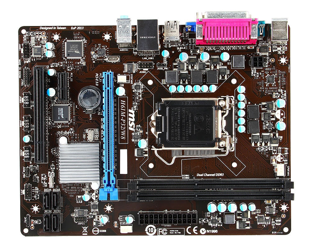 MSI H61M-P32/W8 motherboard Intel® H61 LGA 1155 (Socket H2) micro ATX