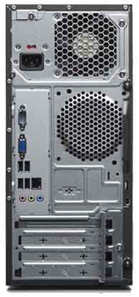 Lenovo ThinkCentre A70 Intel® Core™2 Duo E7500 2 GB 320 GB Intel® GMA X4500 Windows 7 Professional Tower PC Black