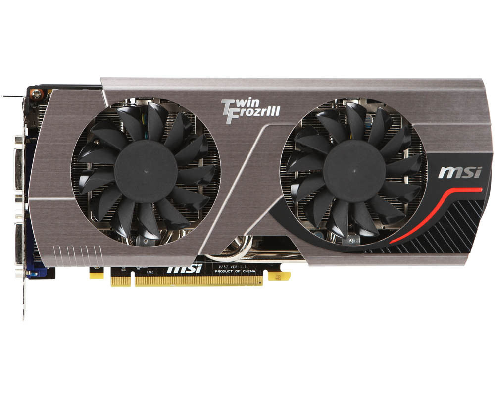 MSI N570GTX TWIN FROZR III PE graphics card NVIDIA GeForce GTX 570 1.25 GB GDDR5