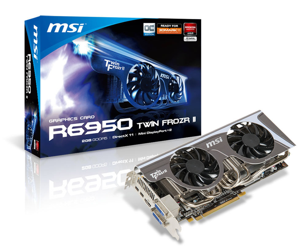 MSI V246-006R graphics card AMD Radeon HD6950 2 GB GDDR5