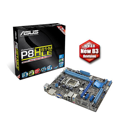 ASUS P8H61-M LE Intel® H61 LGA 1155 (Socket H2) micro ATX