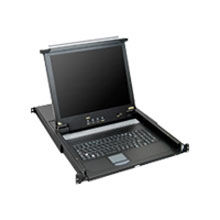 ATEN CL1758MKIT LCD PS2/USB KVM Console KVM switch Black