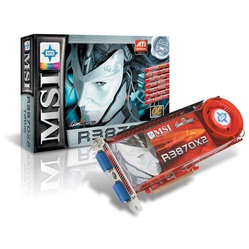 MSI GAMING RX3870X2-T2D1GOC graphics card 1 GB GDDR3