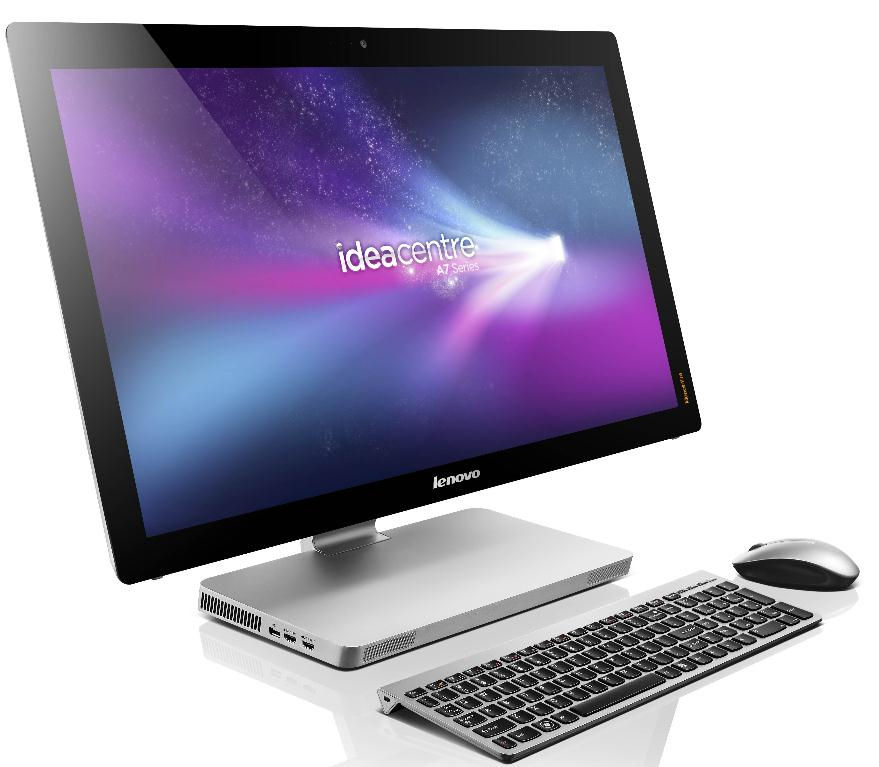 Lenovo IdeaCentre A720 Intel® Core™ i5 i5-3210M 68.6 cm (27") 1920 x 1080 pixels Touchscreen 4 GB DDR3-SDRAM 1 TB HDD NVIDIA® GeForce® GT 630M Windows 7 Home Premium Black, Silver