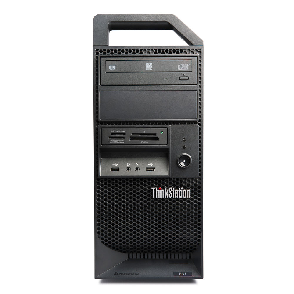Lenovo ThinkStation E31 Intel® Core™ i3 i3-2130 4 GB DDR3-SDRAM 128 GB Windows 8 Pro Minitower Workstation Black