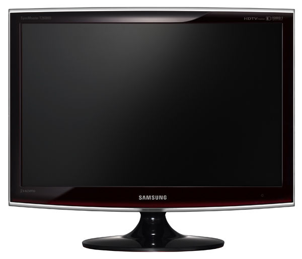 Samsung T260HD computer monitor 64.8 cm (25.5") 1920 x 1200 pixels Black