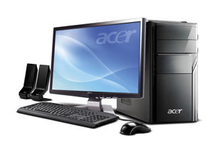 Acer Aspire M3641 Intel® Core™2 Quad Q6600 4 GB 640 GB NVIDIA® GeForce® 7100 Windows Vista Home Premium Tower PC