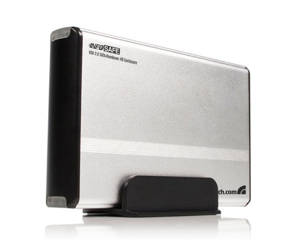 StarTech.com 3.5in Silver USB to SATA External Hard Drive Enclosure