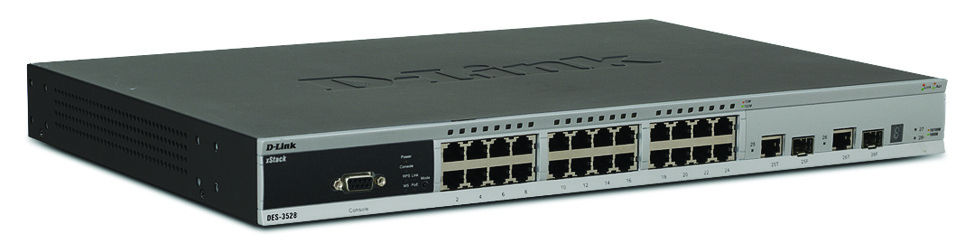 D-Link DES-3528 network switch Managed Silver