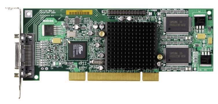 Matrox G55MDDAP32DSF graphics card GDDR