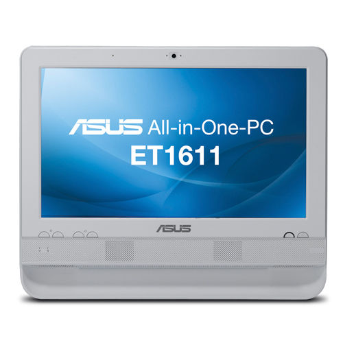 ASUS ET1611PUT-W0177 All-in-One PC/workstation Intel Atom® D425 39.6 cm (15.6") 1366 x 768 pixels Touchscreen 2 GB DDR3-SDRAM 64 GB SSD Windows 7 Home Premium White