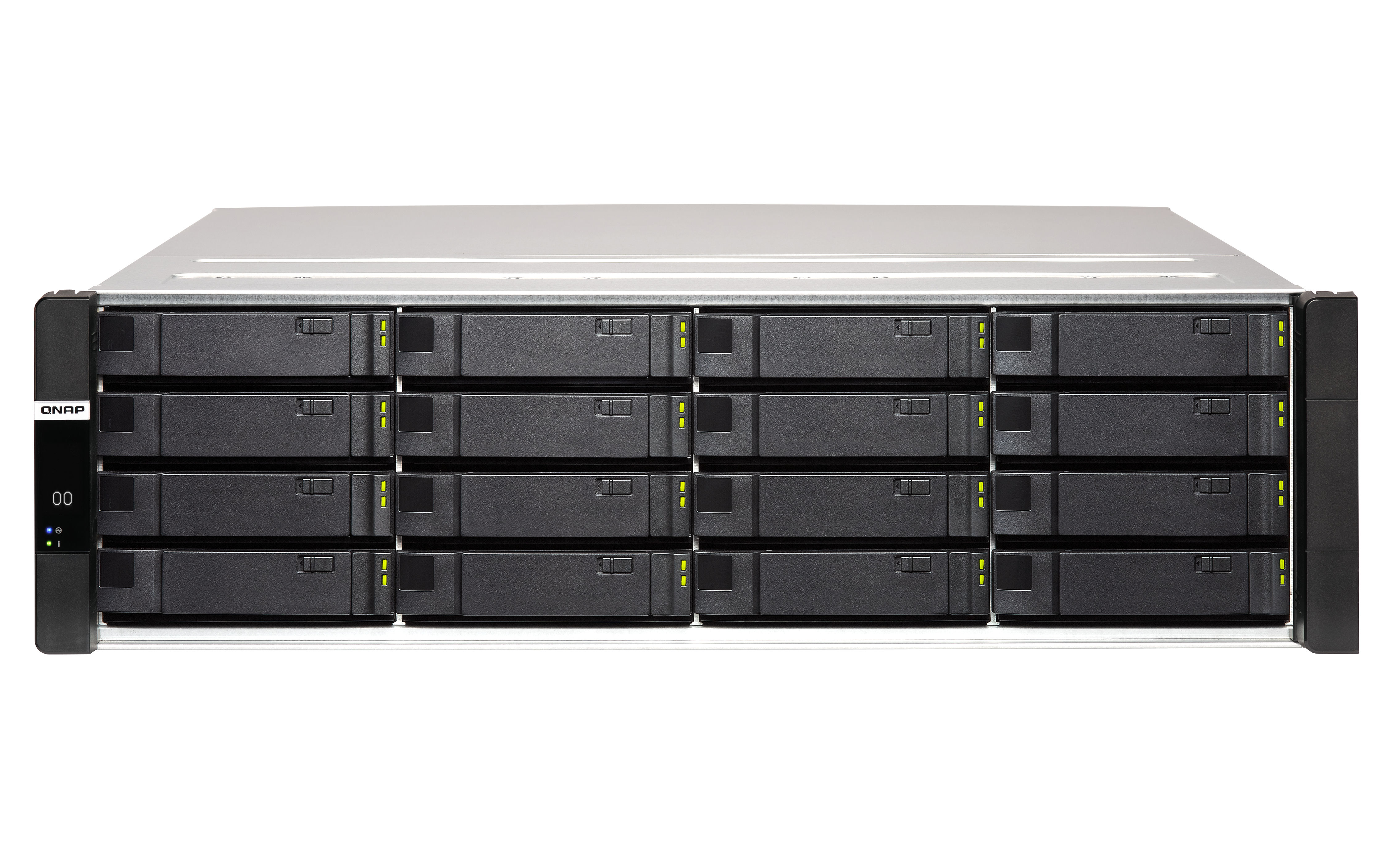 QNAP ES1686dc NAS Rack (3U) Intel® Xeon® D D-2142IT 64 GB DDR4 0 TB QNAP Enterprise System Black