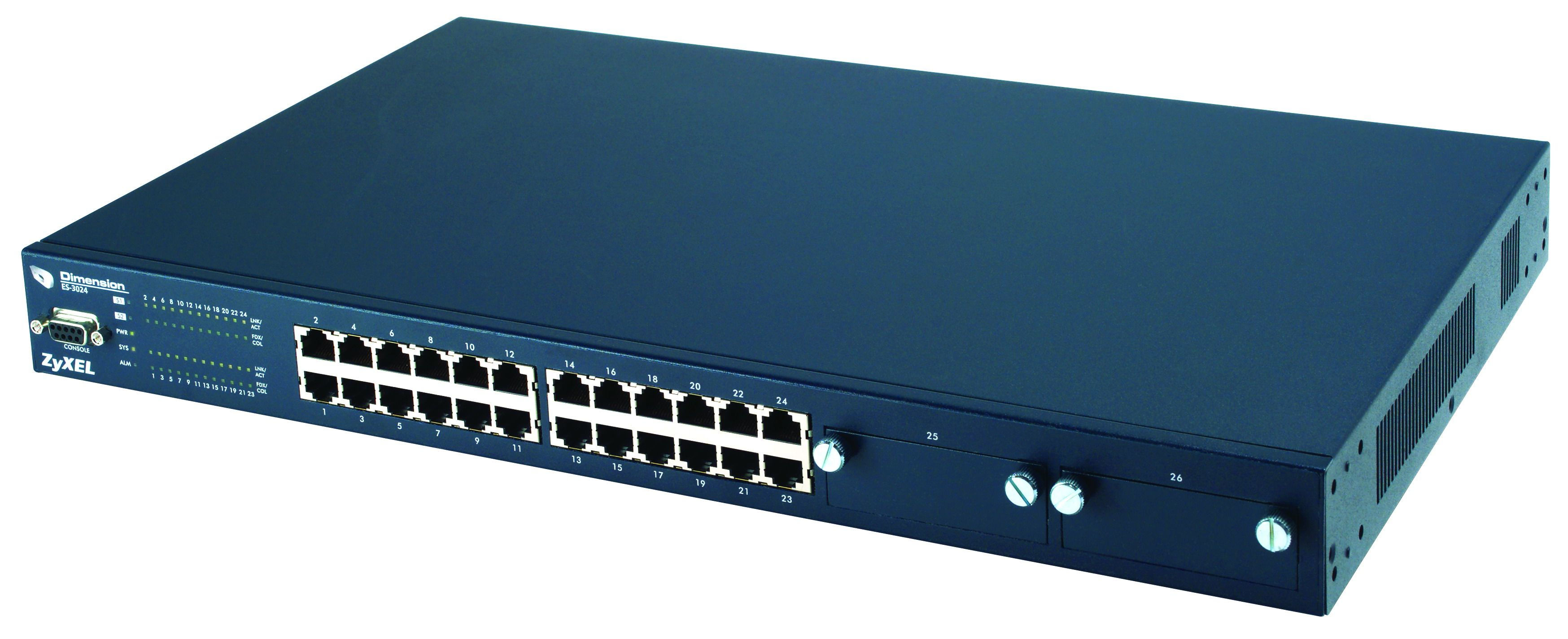 Zyxel ES-3024 Switch Managed Black