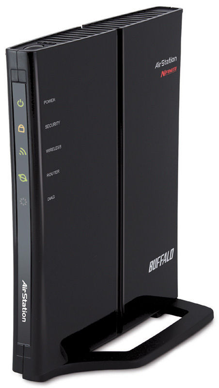 Buffalo WHR-G300N wireless router Black