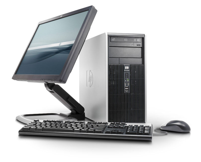 HP dc5850 MT + L1945wv AMD Athlon 4450B 2 GB DDR2-SDRAM 250 GB AMD Radeon HD 3100 Windows Vista Business Micro Tower PC