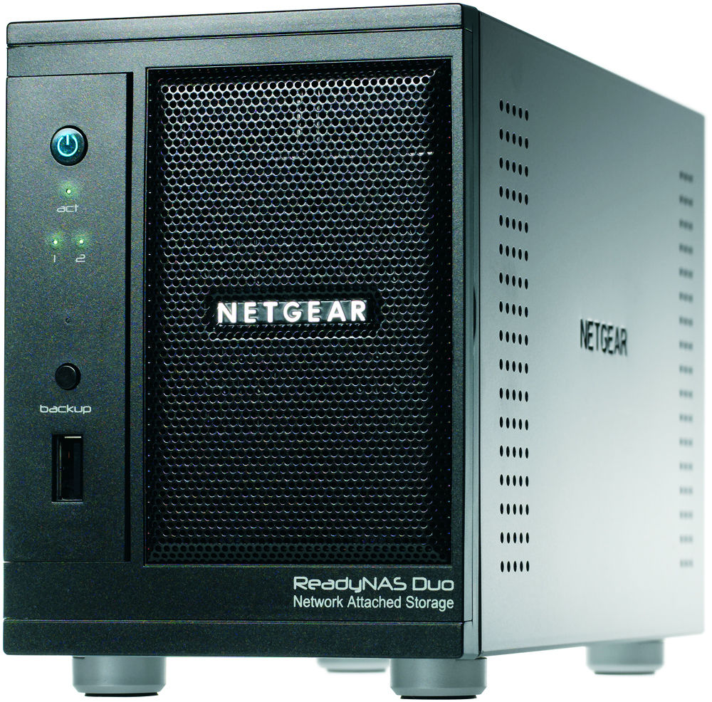 NETGEAR ReadyNAS Duo NAS 0.25 GB 0 TB Silver