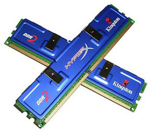 HyperX 4GB, 1066MHz, DDR2, Non-ECC, CL7 (7-7-7-20), DIMM (Kit of 2) memory module 2 x 2 GB 240-pin DIMM
