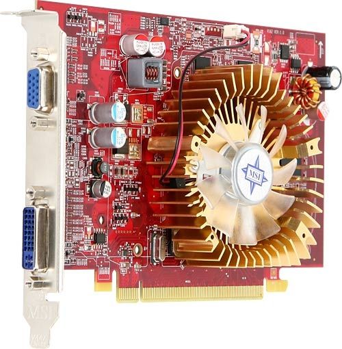 MSI R4650-D512 graphics card GDDR2