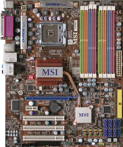 MSI P45-8D motherboard LGA 775 (Socket T) ATX