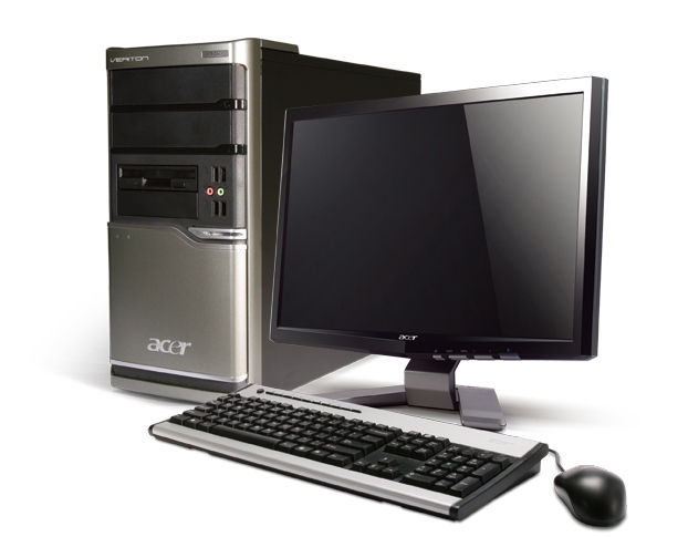 Acer Veriton Bundle: M464 + 17" LCD Display + 3 Year On-Site Warranty Intel® Pentium® E2200 1 GB DDR2-SDRAM 320 GB NVIDIA GeForce 7 Windows Vista Business Tower PC