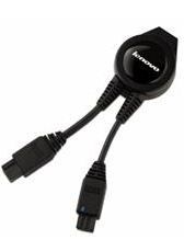 Lenovo Dual Charging Cable fuer 90W Slim AC/DC Adapter 10 pack power adapter/inverter Black