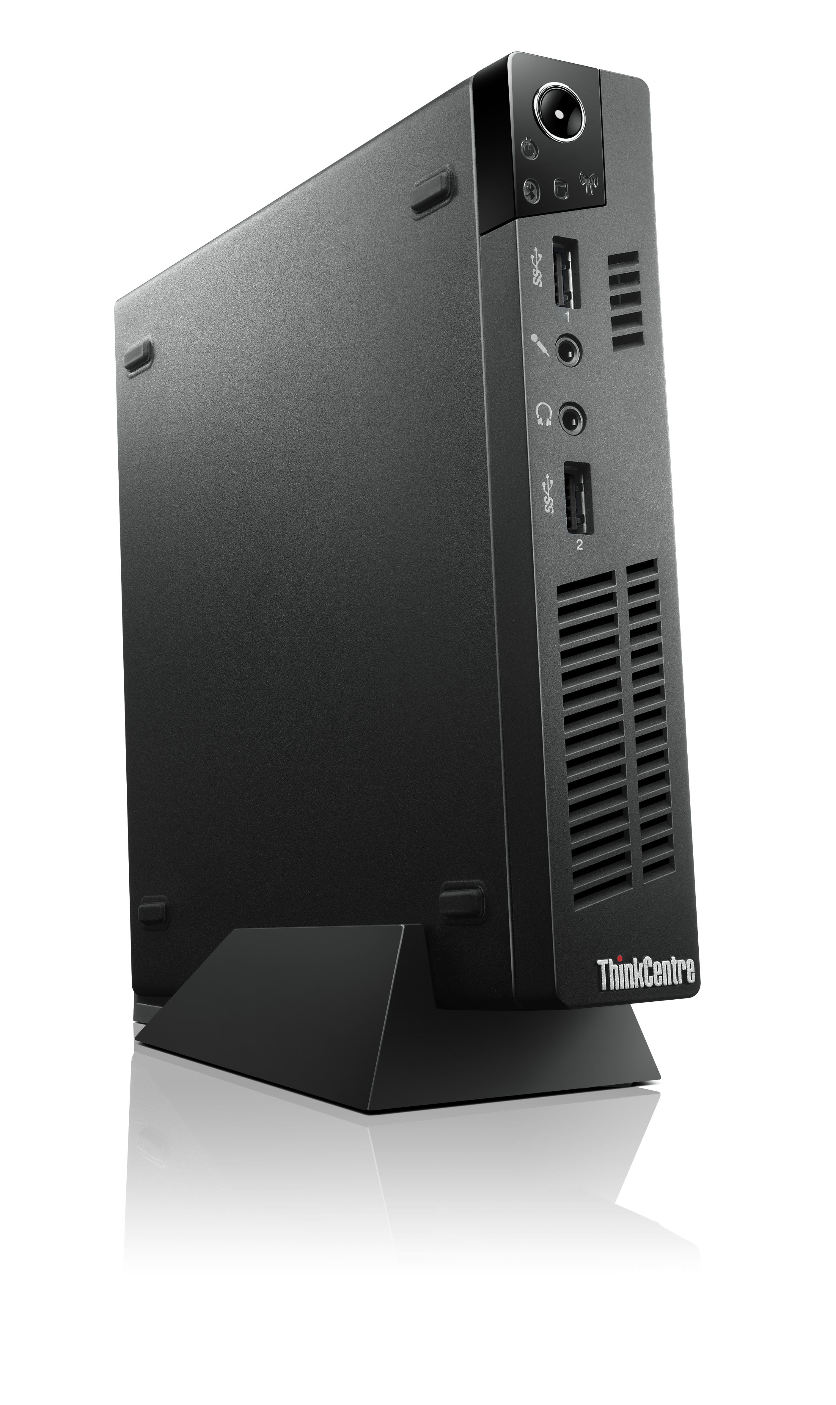 Lenovo ThinkCentre M72e Intel Pentium G G645T 4 GB DDR3-SDRAM 320 GB HDD Windows 7 Professional USFF PC Black