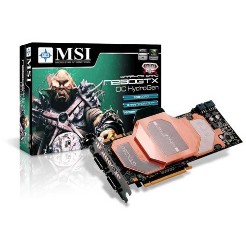 MSI N280GTX OC HydroGen GeForce GTX 280 1 GB GDDR3