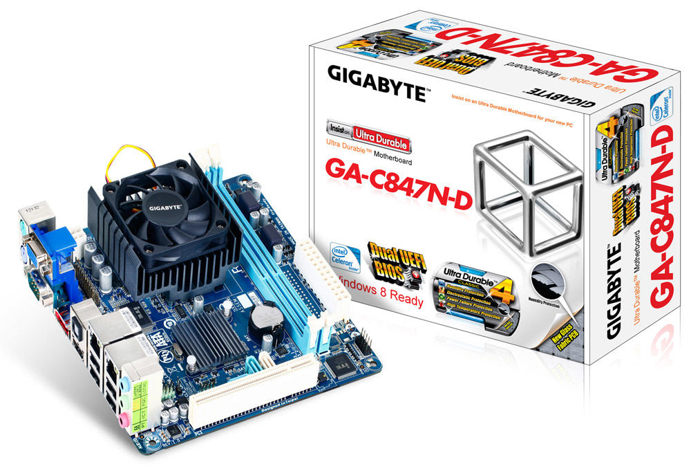 GIGABYTE GA-C847N-D (rev. 1.0) Intel® NM70 Express BGA 1023 mini ITX