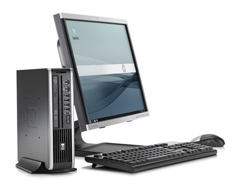 HP Compaq Elite 8200 USFF + 2011x Intel Pentium G G630 2 GB DDR3-SDRAM 320 GB HDD Windows 7 Professional PC Black