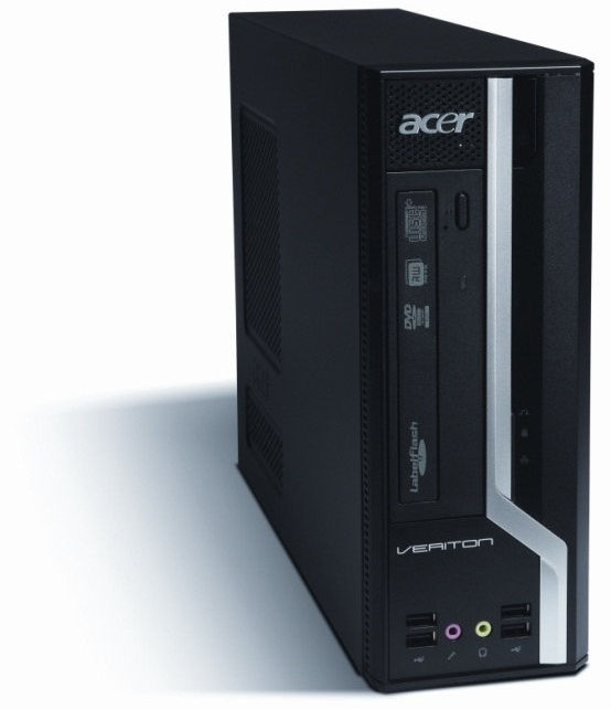 Acer Veriton X 4620G Intel® Core™ i3 i3-2130 4 GB DDR3-SDRAM 500 GB HDD Windows 7 Professional SFF PC Black